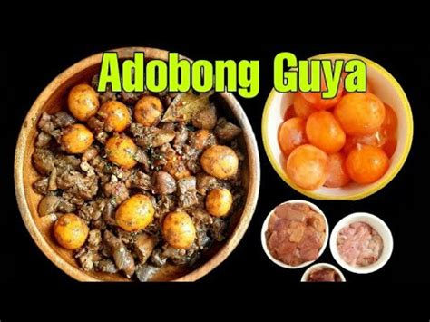 ADOBONG GUYA NG MANOK / KLASIK ADOBO .